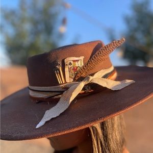 Custom “Jack of All Trades” Wide Brim Boater Hat